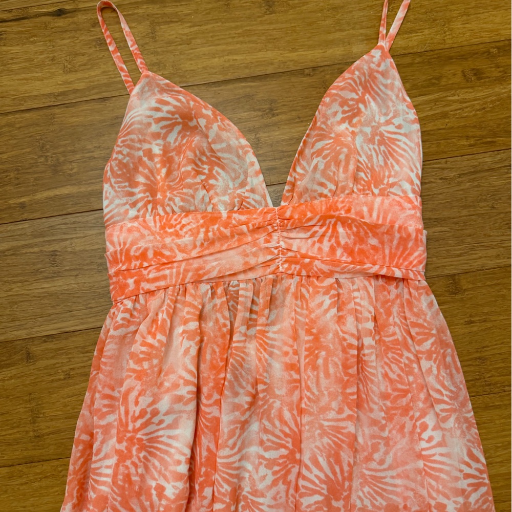 Medium Moda International Victoria Secret Spaghetti Strap Pink Maxi Dress